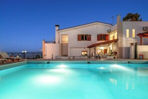 Pool - Seaview Villa Cleopatra - Private Pool & Tennis (Kalamos)
