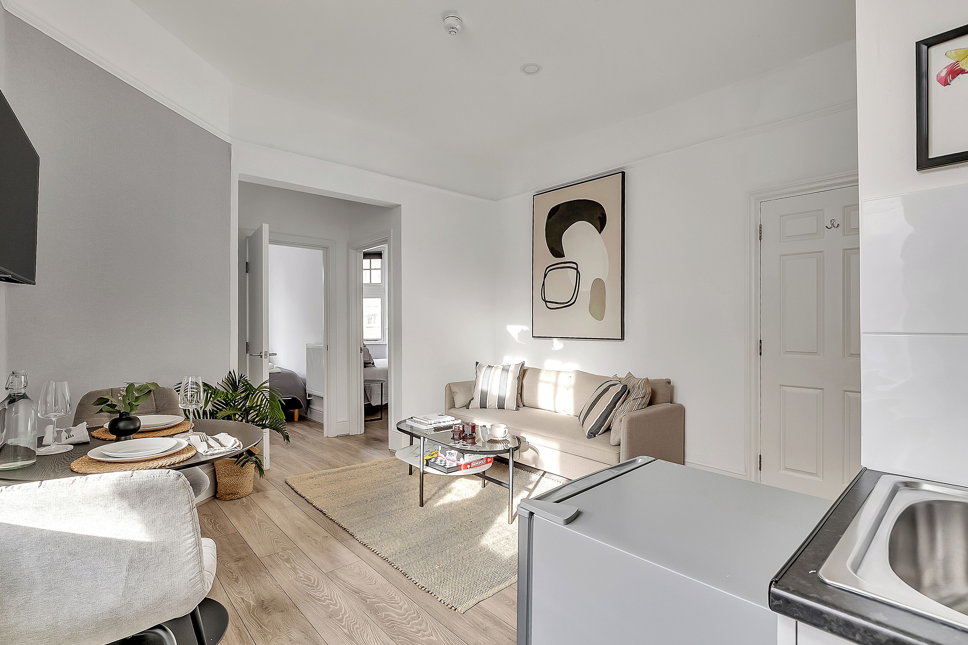 Apartment, 2 Bedrooms, Non Smoking, Kitchenette | Private kitchen | Fridge, microwave, stovetop, dishwasher