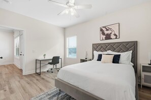 Desk, iron/ironing board, travel cot, free WiFi