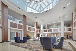 Interior - World of Blue: Beautiful King Hotel Room (East Rutherford)