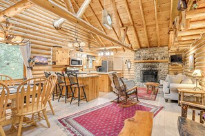 House (4 Bedrooms) | Interior - On-site Pond & Trails: Lake Luzerne Cabin (Lake Luzerne)