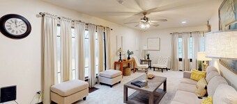 3BR Private Stay w/ Game Room & Fireplace