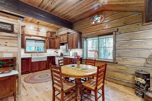 House (2 Bedrooms) | Interior - 2BR Log Cabin, Close to Yellowstone w/ Wifi (Island Park)