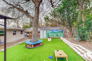 House (3 Bedrooms) | Interior - Play Room, Patio & Fire Pit! Cozy Kerrville Home (Kerrville)