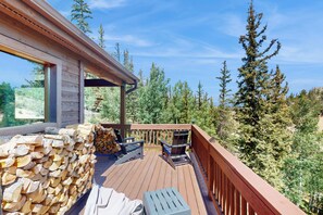 House (3 Bedrooms) | Front of property - 3 BR Cabin w/ Hot Tub, Large Deck & Wifi (Jefferson)