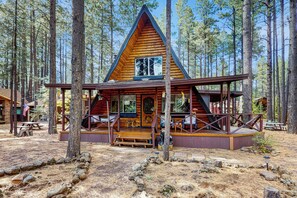 House (3 Bedrooms) | Front of property - 3BR Cabin Near Golf, Trails, Lakes, Skiing & More (Pinetop)