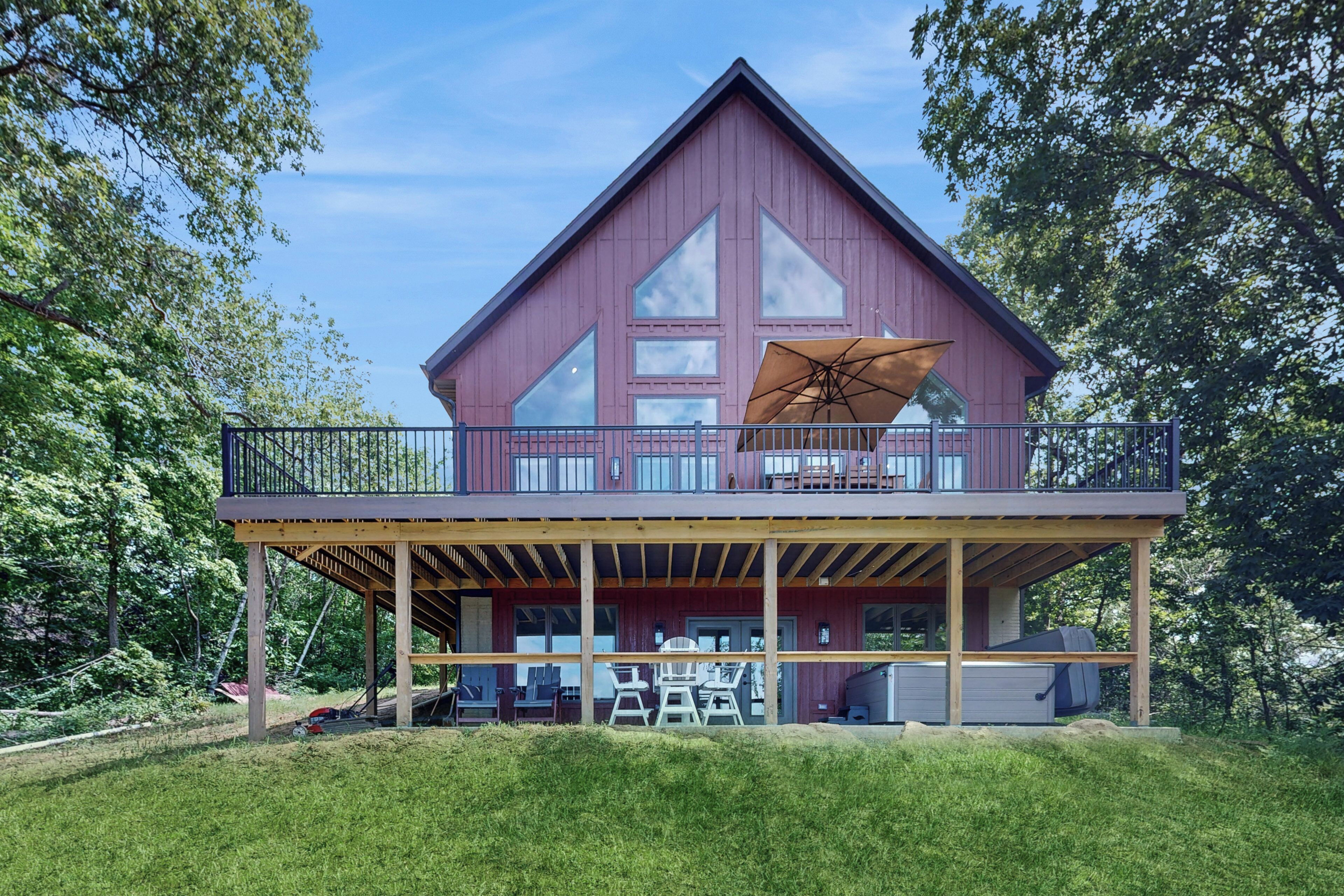 Façade de l’hébergement