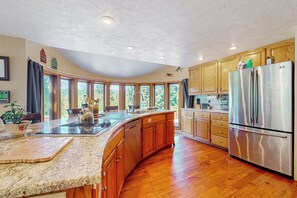 House (4 Bedrooms) | Interior - 100 Yards to Lake: Home w/ Hot Tub & Fire Pit (Foster)