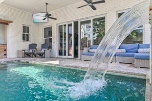 Piscine chauffée