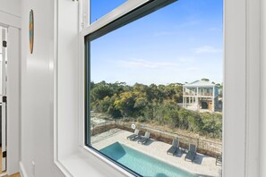 Interior - House of Cards  Private pool and private hot tub. Short walk to the beach. (St. George Island)