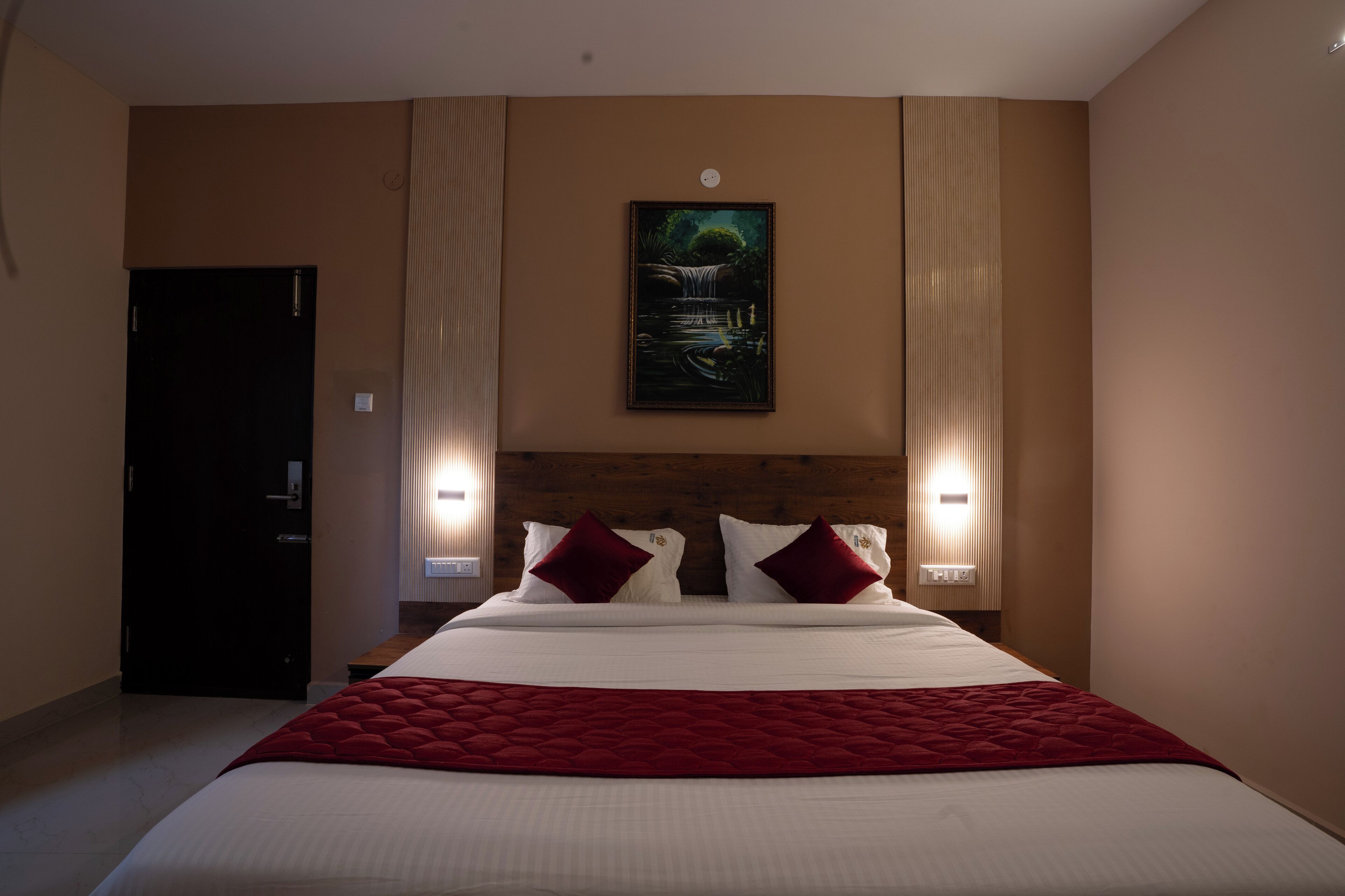 Cadar kapas Mesir, peralatan tempat tidur premium, gebar bulu kapas 