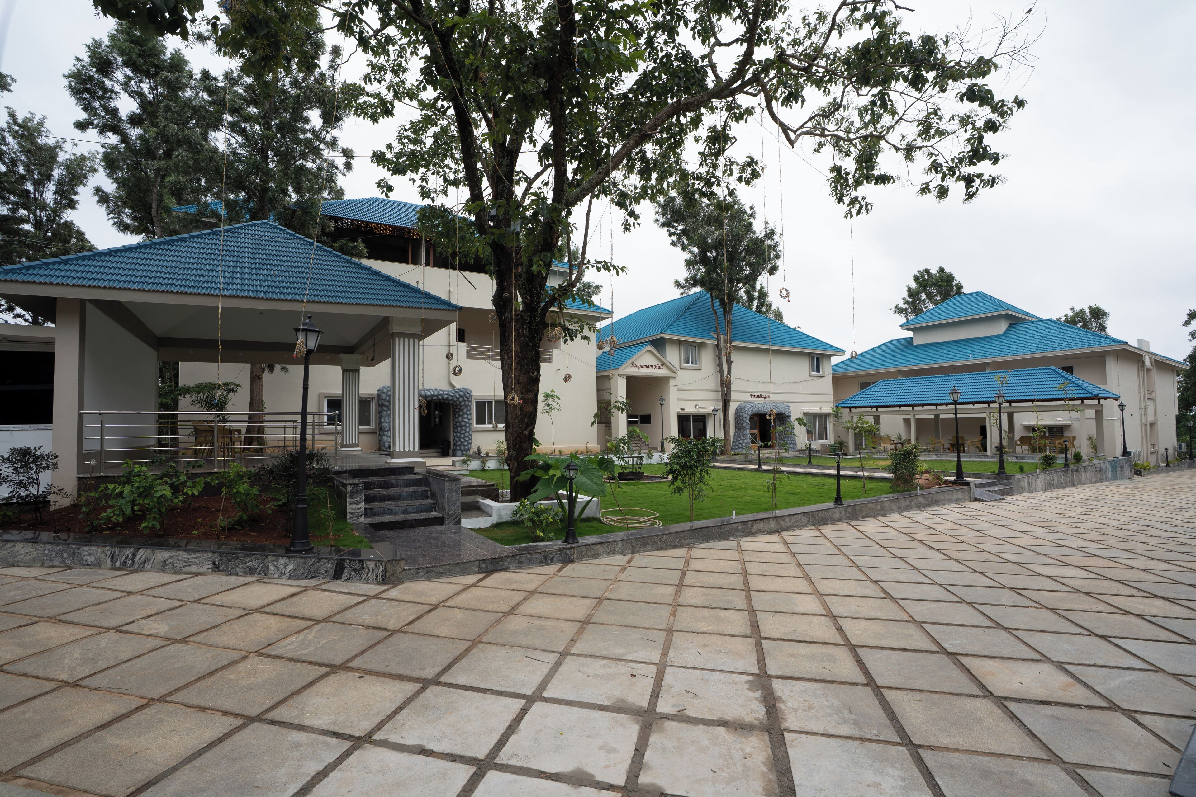 Área externa para casamento