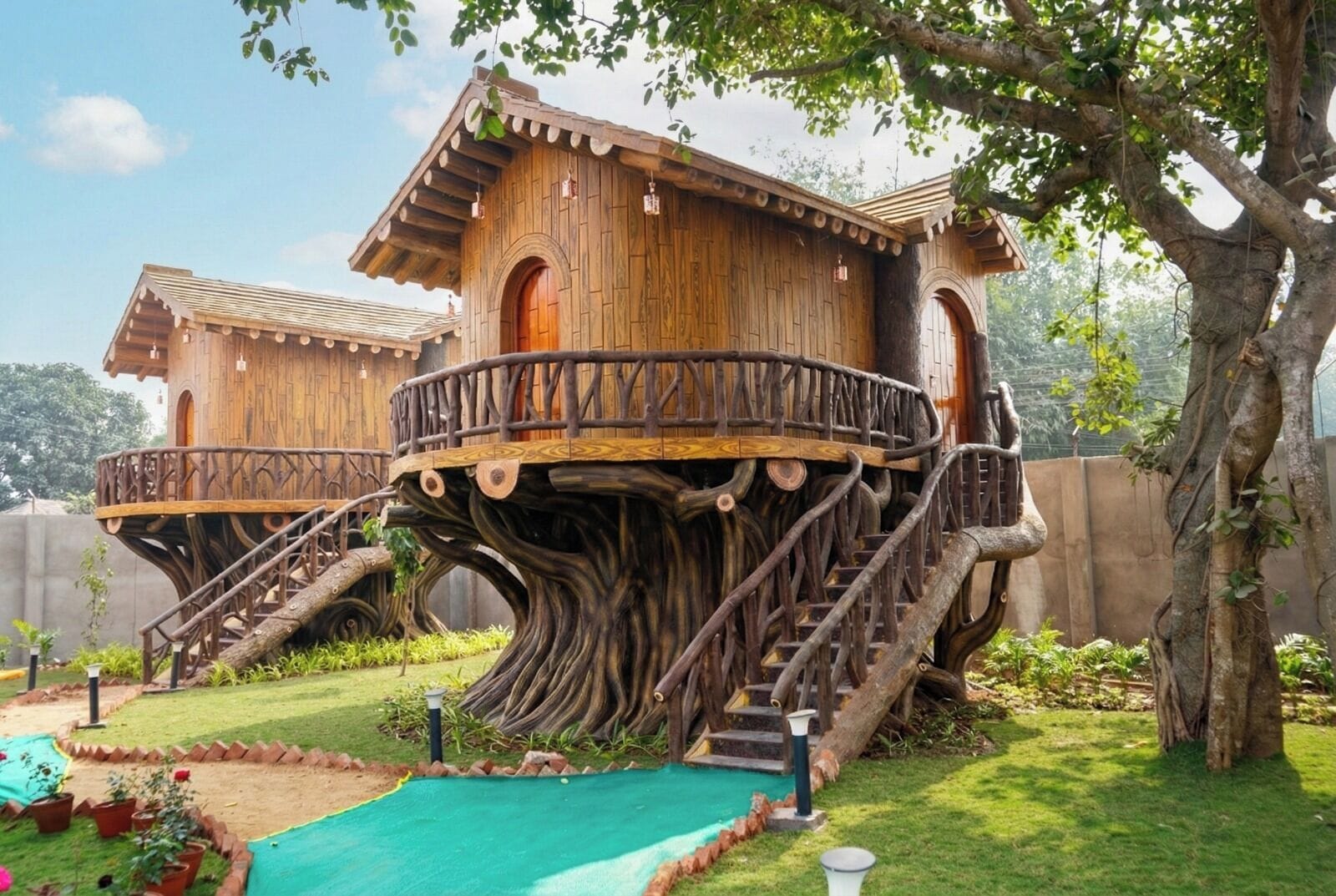 Tree House Confort, balcon, vue parc | Literie de qualité supérieure, surmatelas, minibar