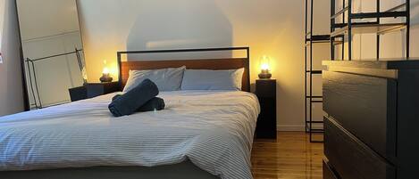 1 間睡房、熨斗/熨衫板、Wi-Fi、床單