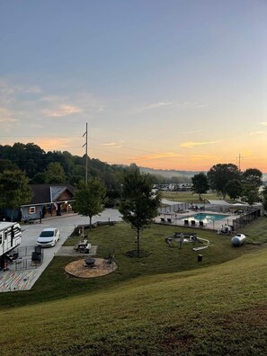 Property grounds - Luxury RV campground near Blue Ridge for outdoor adventures and winery tours! (Morganton)