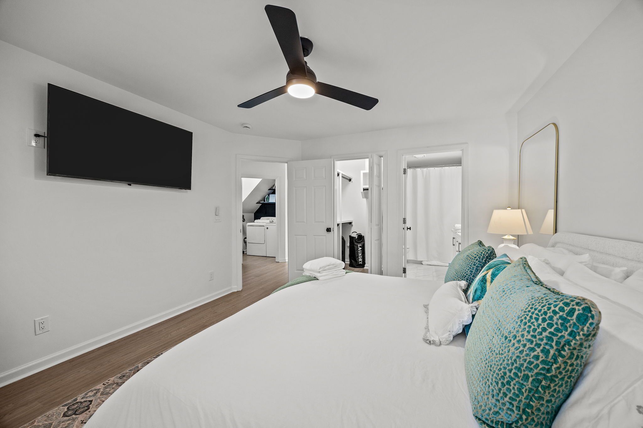 5 bedrooms, iron/ironing board, travel cot, free WiFi