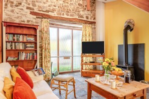TV, fireplace - 2 Bed in Crugybar (oc-waw323) (Crugybar)