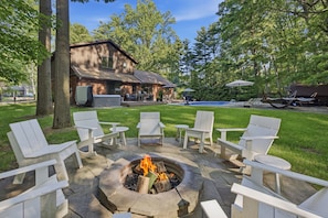 Property grounds - Juniper Presents: Loma House - Pool, Hot Tub & Sauna walk to Lake MI (Sawyer)
