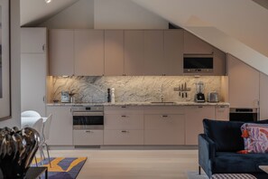Luxury Suite, 4 Bedrooms, Terrace, City View | Living area - Grand House Stockholm (Stockholm)