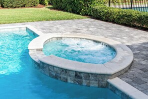 Outdoor pool, a heated pool - Westland Retreat - Private Pool • Near Disney (Kissimmee)