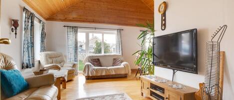 Télévision, cheminée