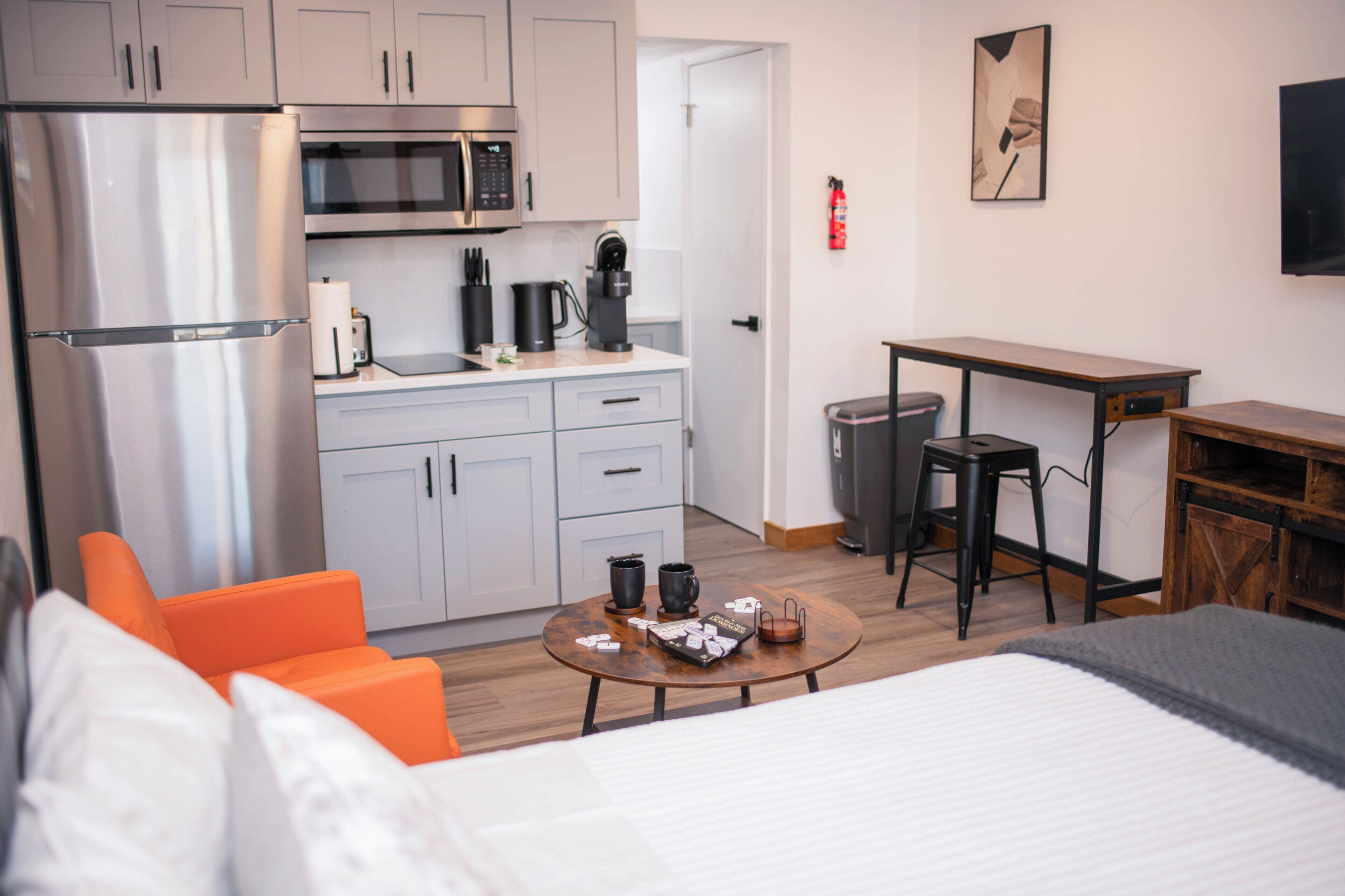 1 soverom, strykejern/-brett, wi-fi og sengetøy