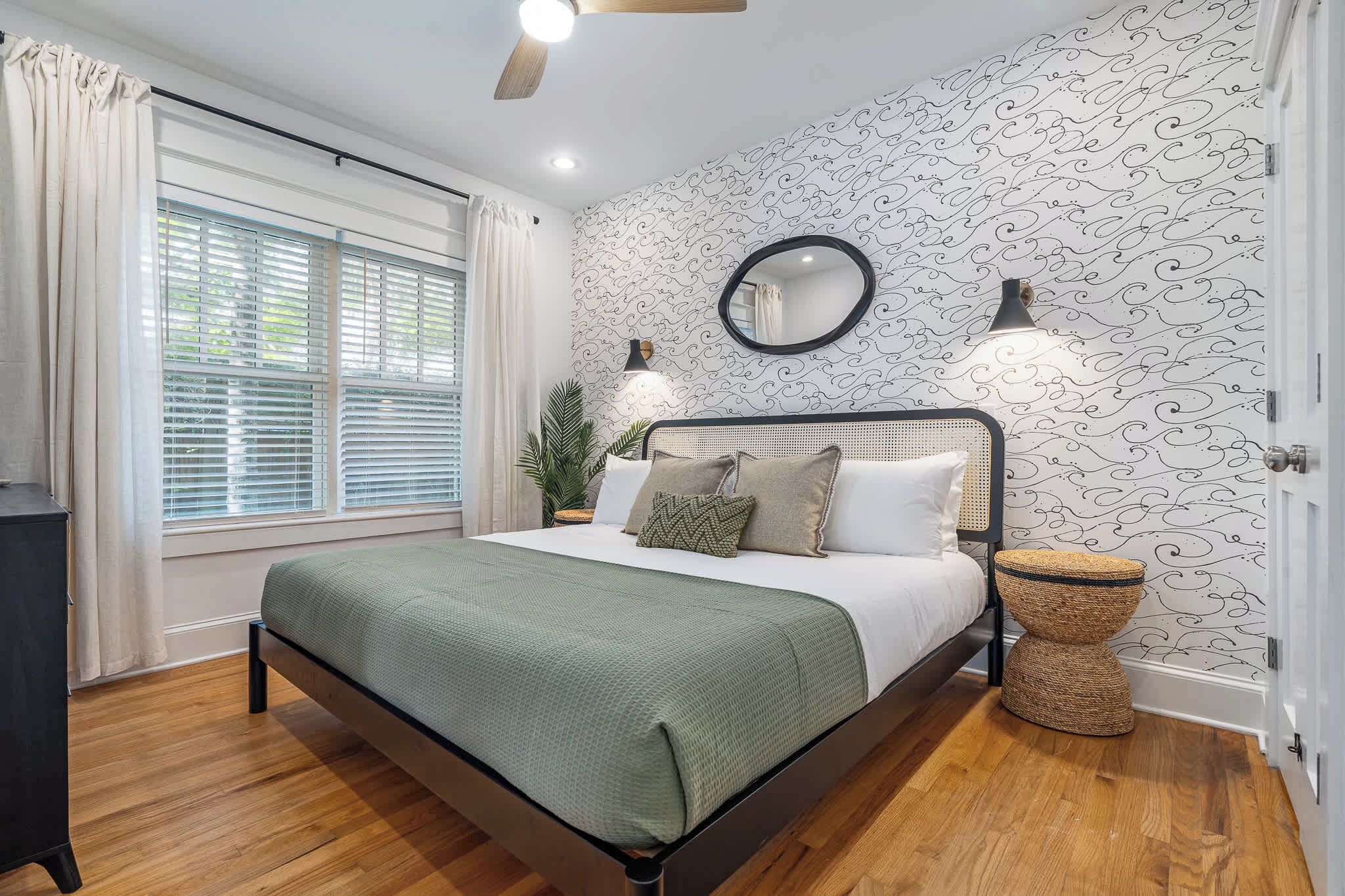 1 chambre, fer et planche à repasser, Wi-Fi, draps fournis