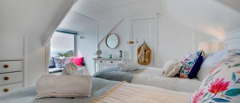 4 bedrooms, iron/ironing board, travel cot, free WiFi