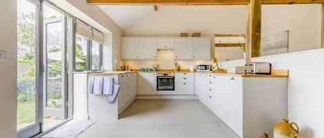 Microwave, oven, dishwasher, highchair