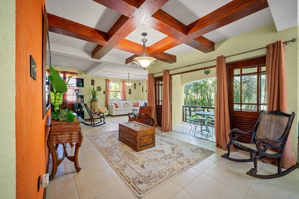 House, 4 Bedrooms, Garden View | Living area - Serenity Villa - 4bd by Zenbreak (Speightstown)