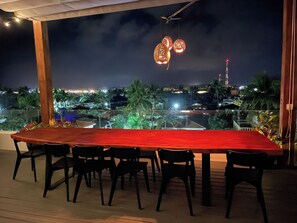Outdoor dining - 2BR Penthouse With Private Rooftop (Cabarete)