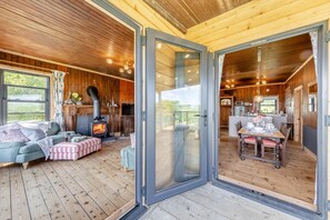 Télévision, cheminée