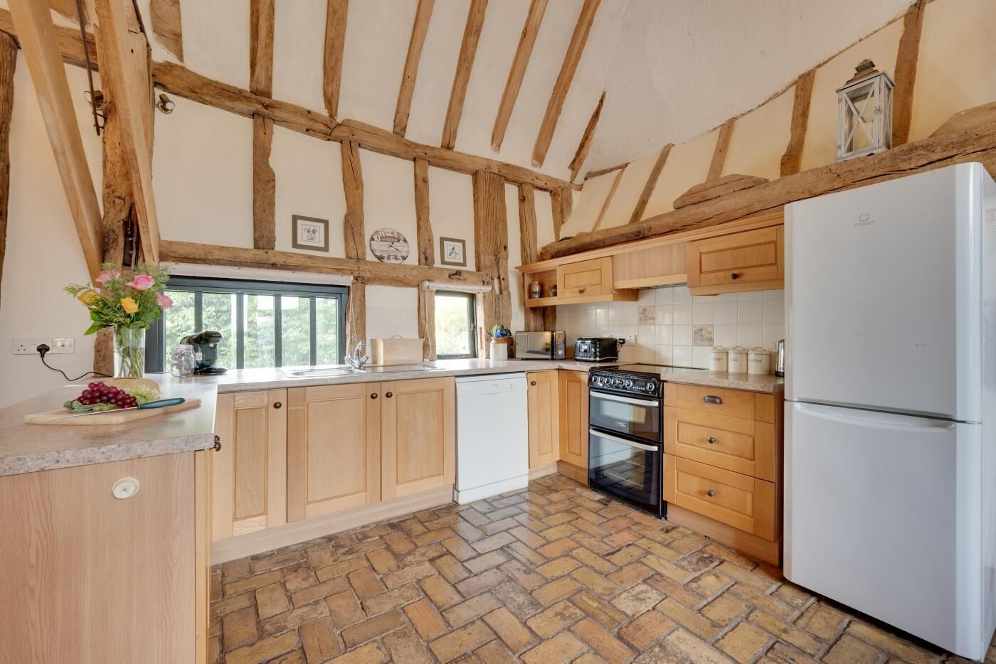 Microwave, oven, dishwasher, highchair