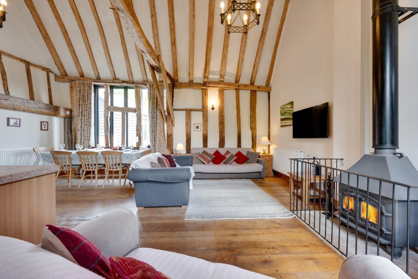 تلفزيون، مدفأة