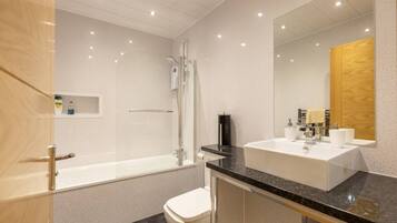 Shower, hair dryer