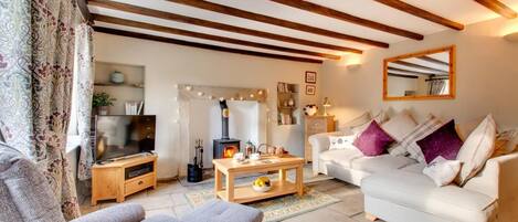 تلفزيون، مدفأة