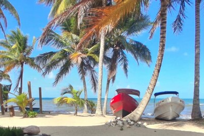 Beach view, Hammocks on roof, Quick walk to beach