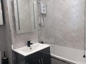 Hair dryer, towels