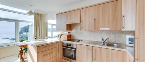 Oven, dishwasher, cookware/dishes/utensils