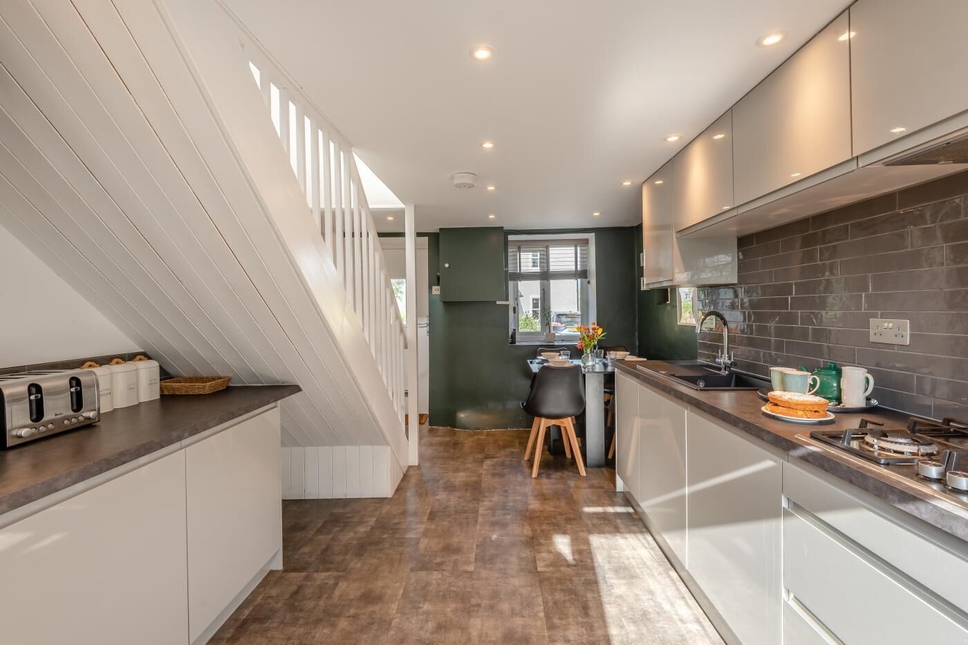 Microwave, oven, dishwasher, highchair