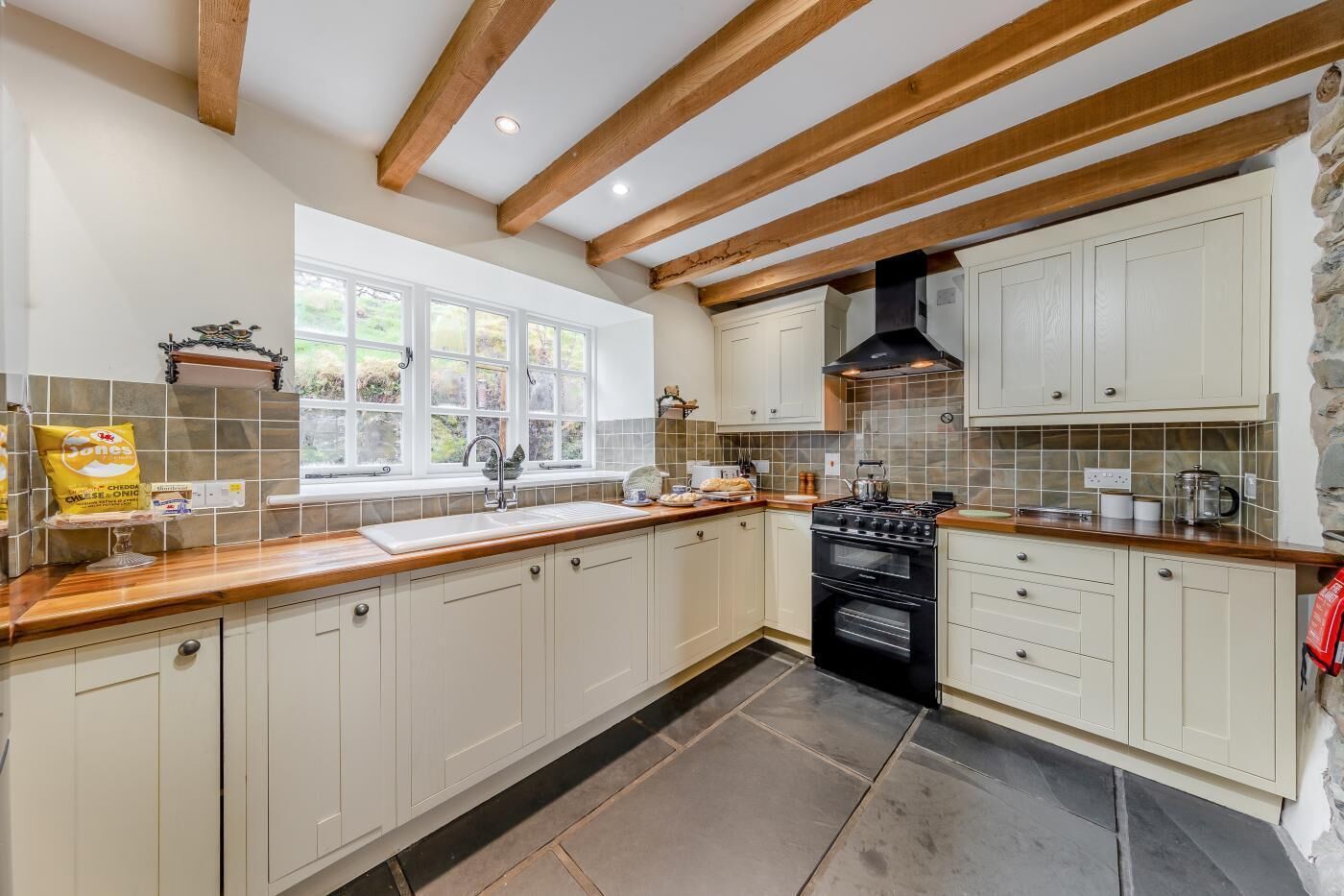 Oven, dishwasher, cookware/dishes/utensils