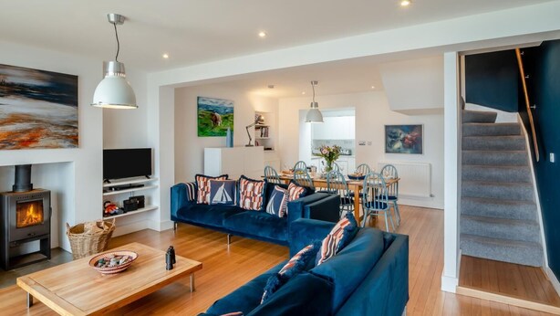 TV, fireplace - 3 Bed in Craster (oc-c25115) (Dunstan)