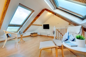Fernseher, Kamin