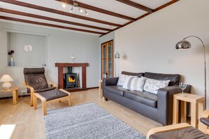 Fernseher, Kamin