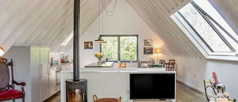 Microondas, horno, lavavajillas y periquera