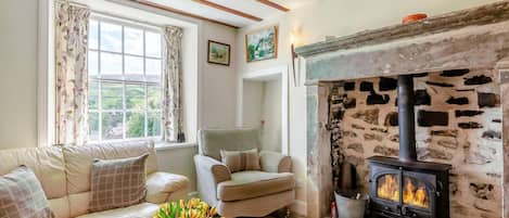 Televisor i llar de foc