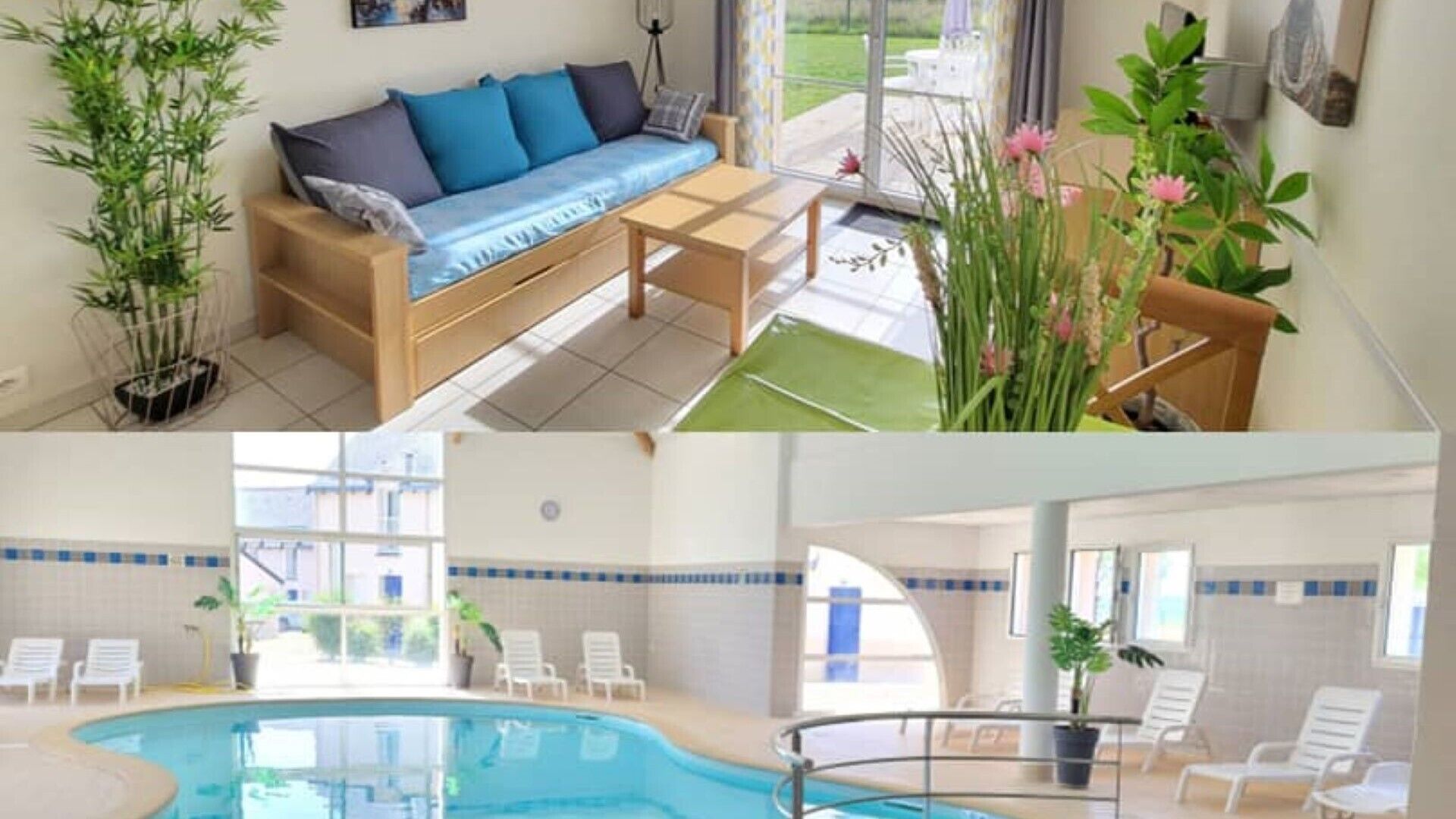 Indoor pool, a heated pool