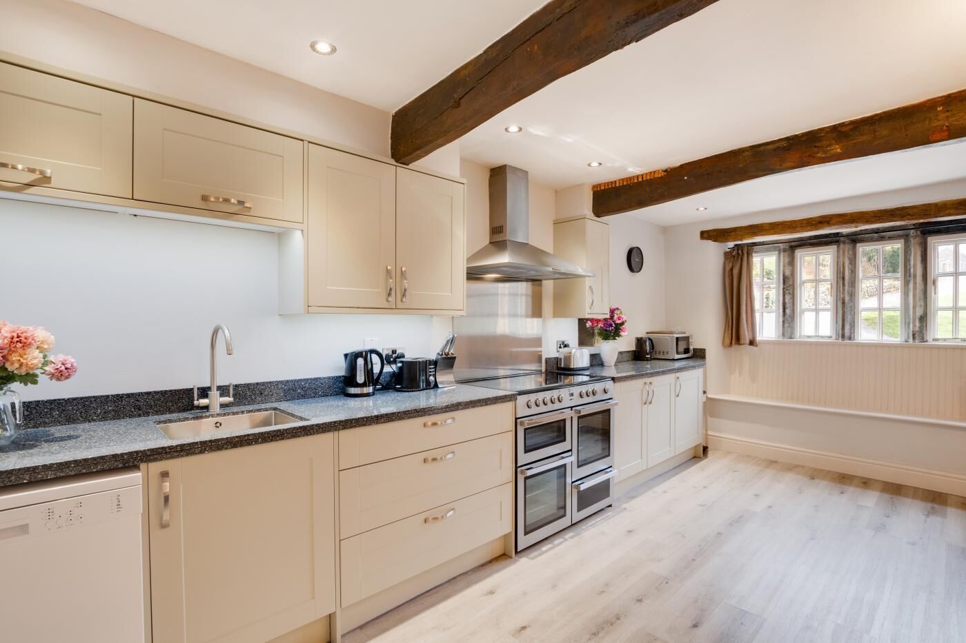 Microwave, oven, dishwasher, highchair