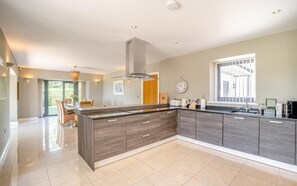 Microwave, oven, dishwasher, highchair