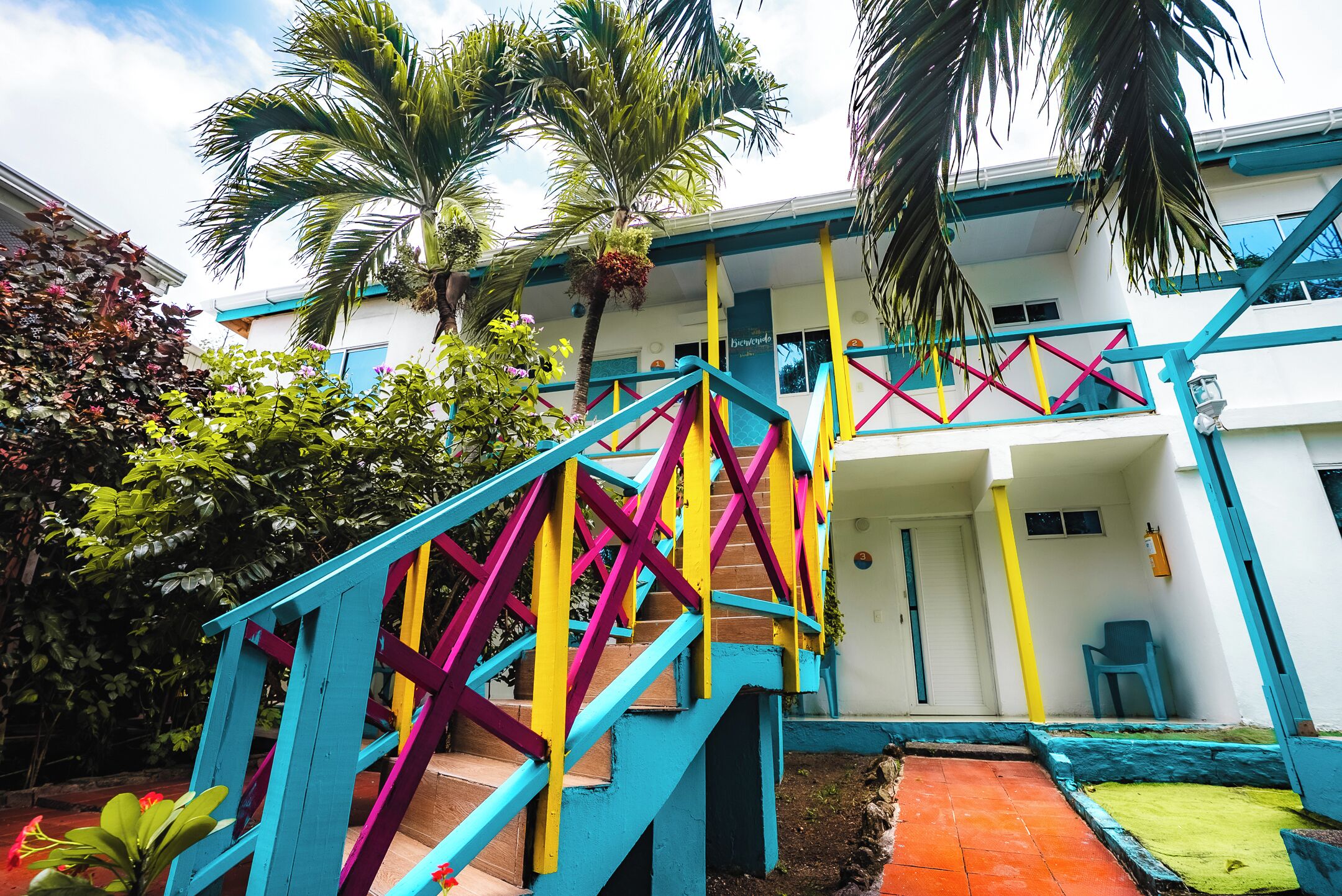 Façade de l’hébergement